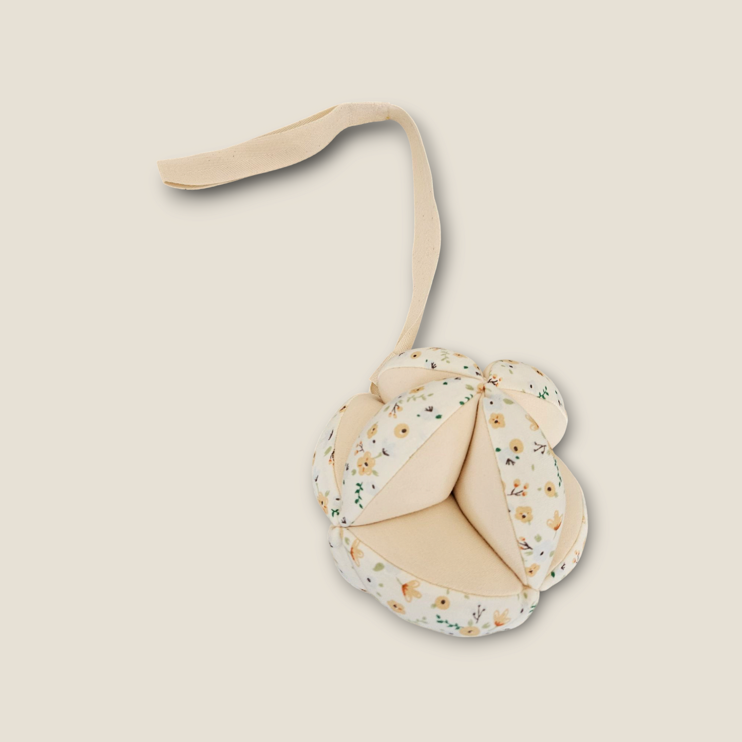 Patchwork Ball with Rattle