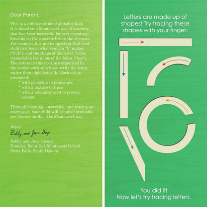 Book: Montessori Letter Work