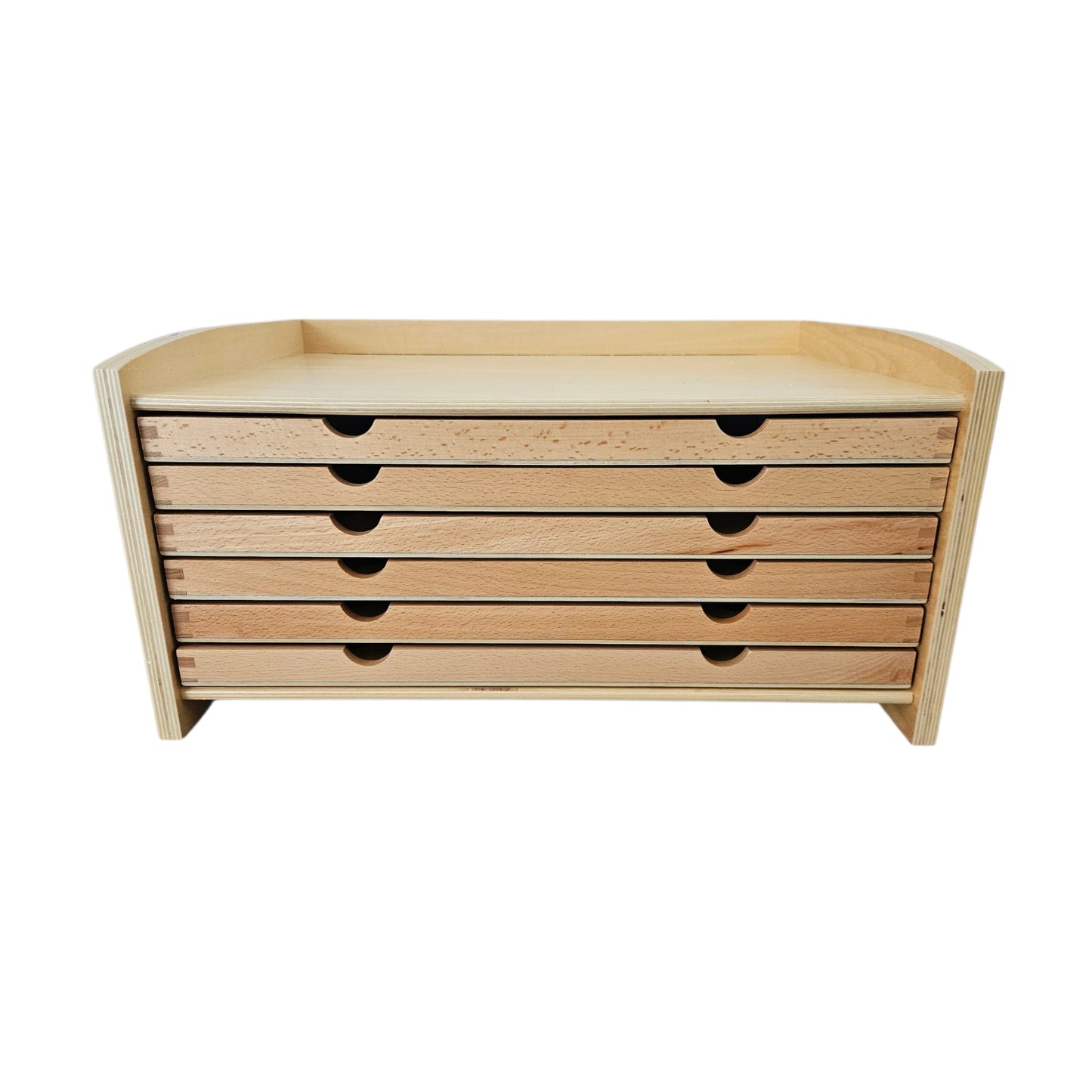 Geometric Cabinet with 35 Insets