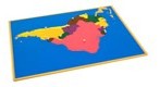 Puzzle Map of South America