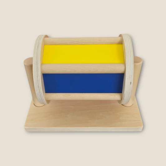 Rotating Colour Drum with Rattle and Mirror