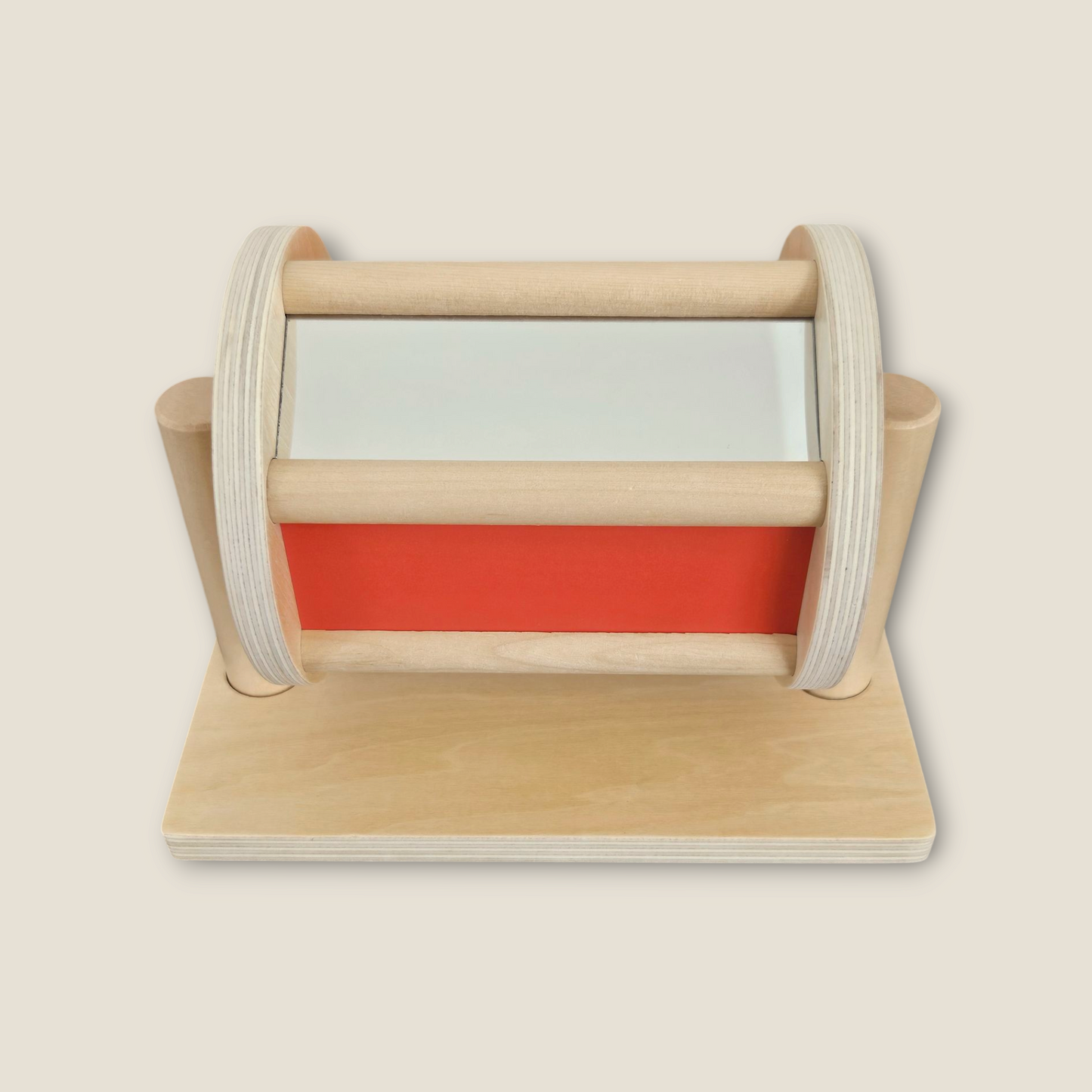 Rotating Colour Drum with Rattle and Mirror