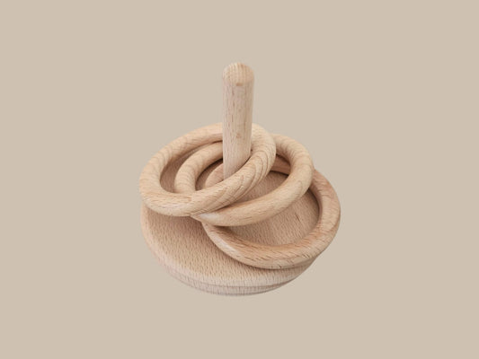 Beechwood Ring Stacker
