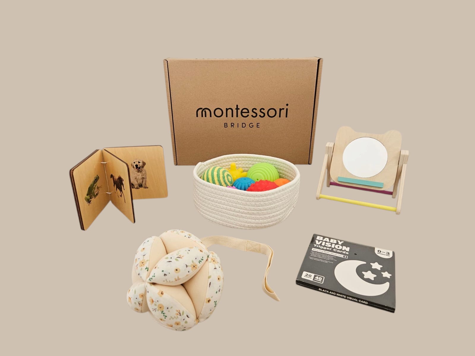 Building Foundations Developmental Box 3 - 6 Months – The Montessori Bridge