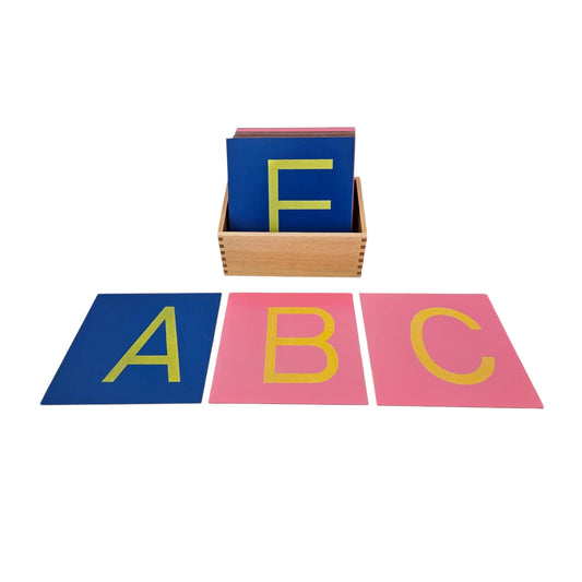 Capital Sandpaper Letters with Box