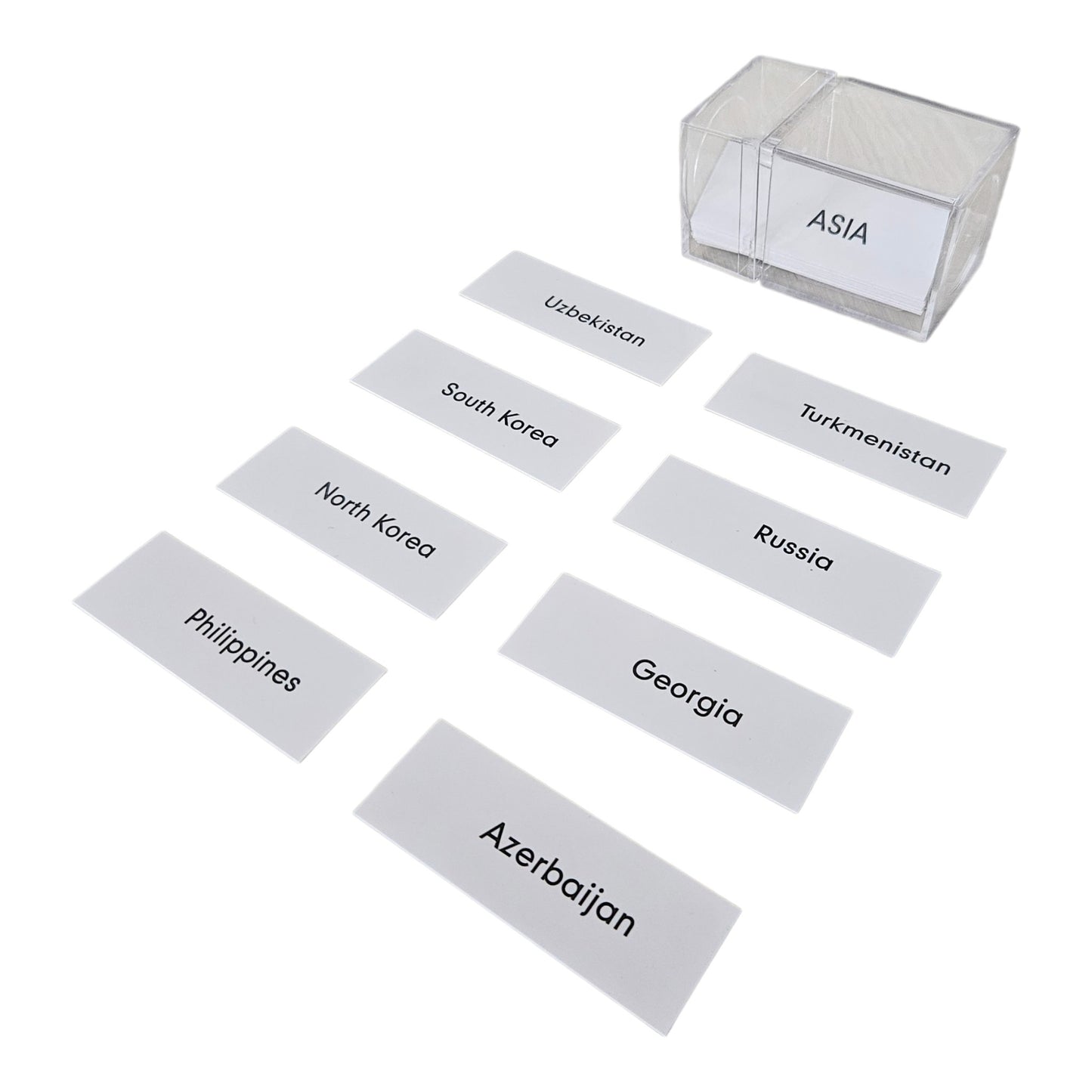 Asia Map Labels