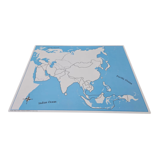 Unlabelled Asia Control Map