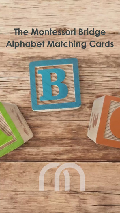 The Montessori Bridge Alphabet Matching Cards